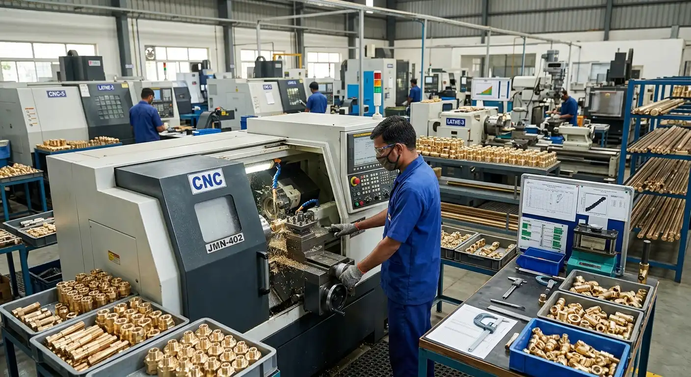 Top Brass Components Manufacturers in Jamnagar: What Makes Them World-Class