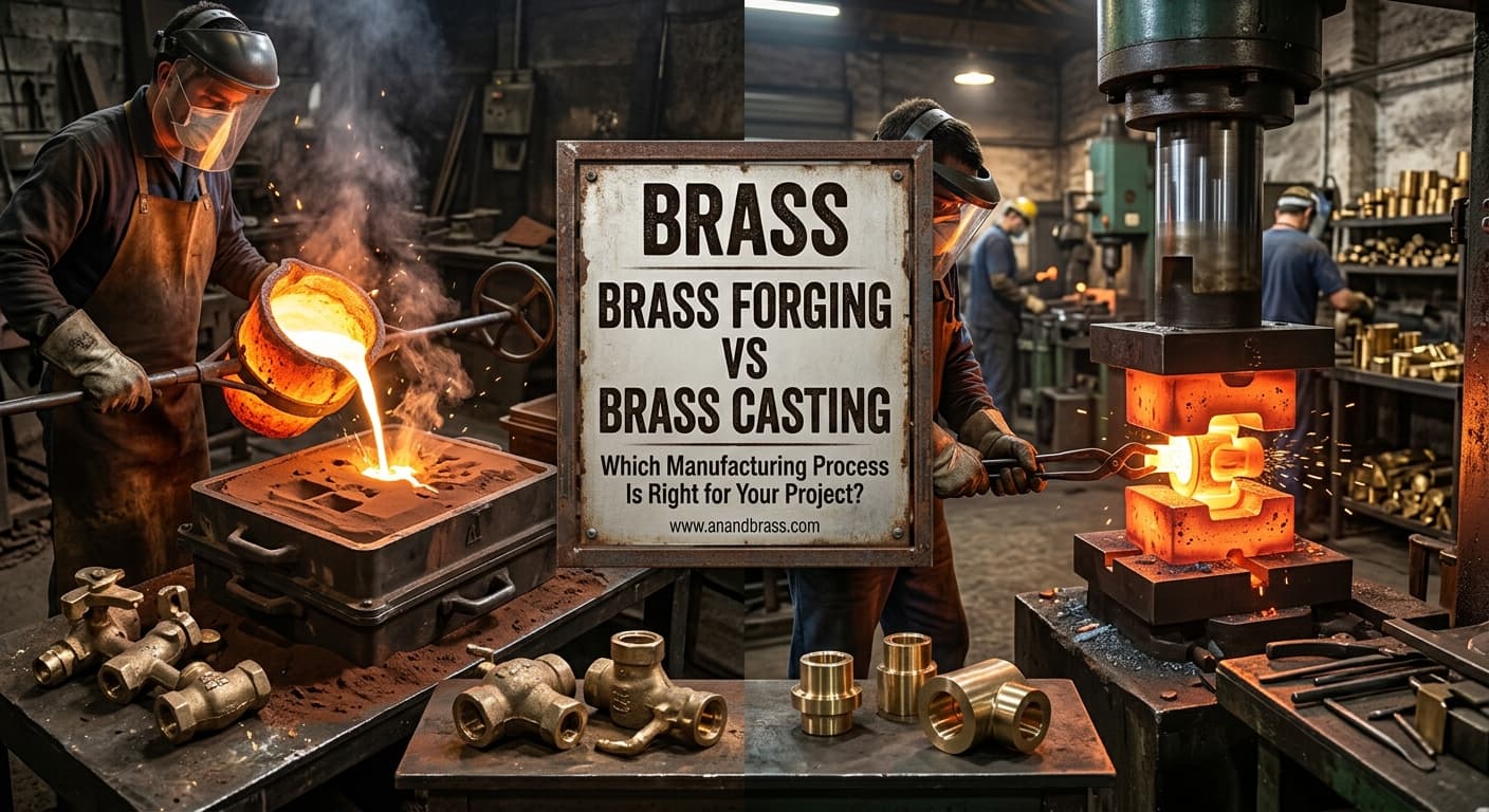 7 Key Differences Between Brass Forging vs Brass Casting: Which Manufacturing Process Is Right for Your Project?