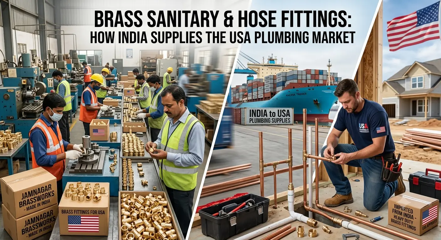 Brass Sanitary & Hose Fittings: How India Supplies the USA Plumbing Market