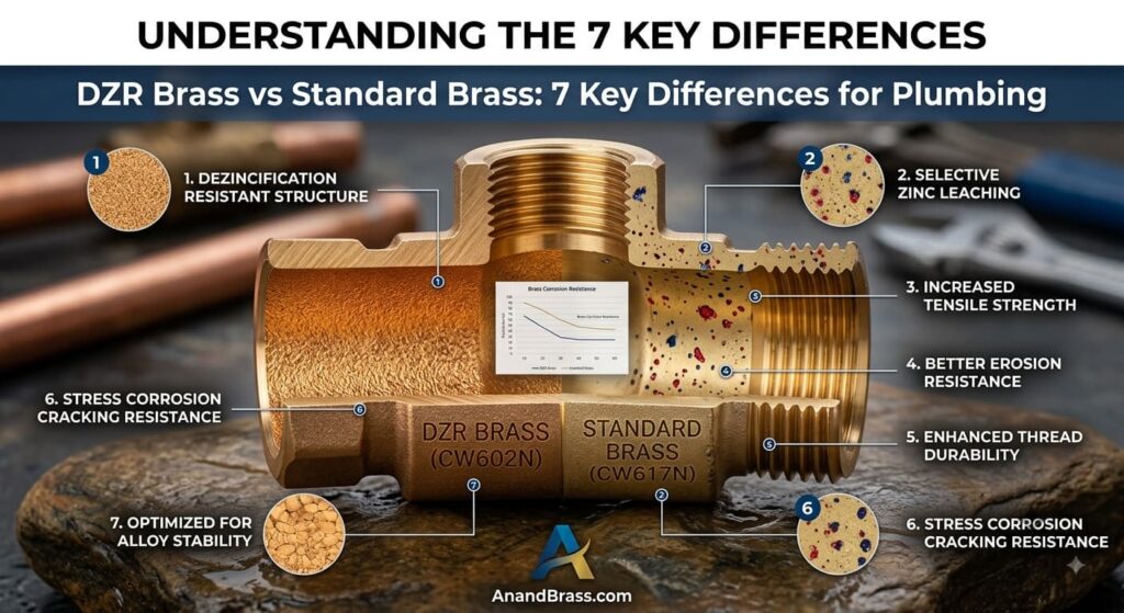 DZR Brass vs Standard Brass: 7 Key Differences for Plumbing