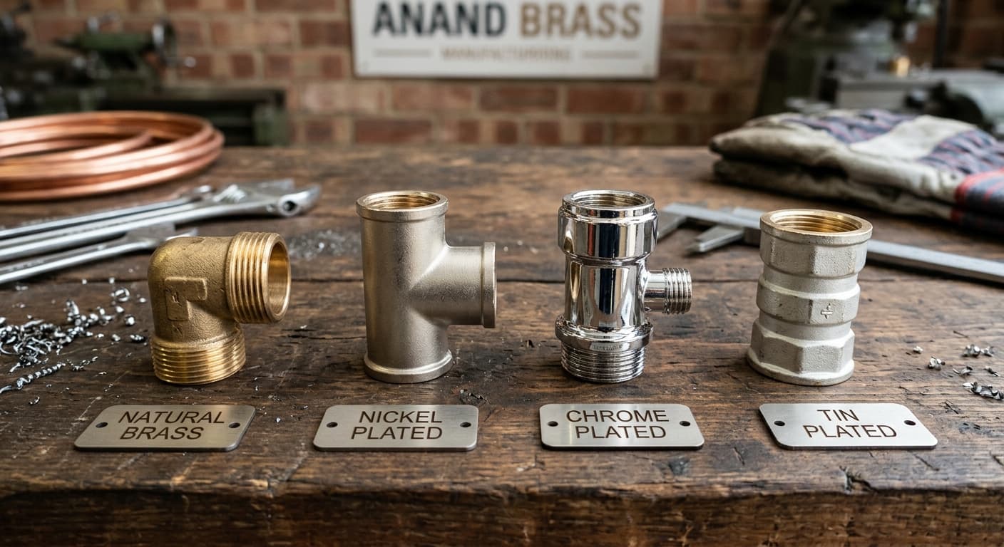 Brass Surface Finishes Explained: Nickel, Chrome, Tin Plating & Natural Brass